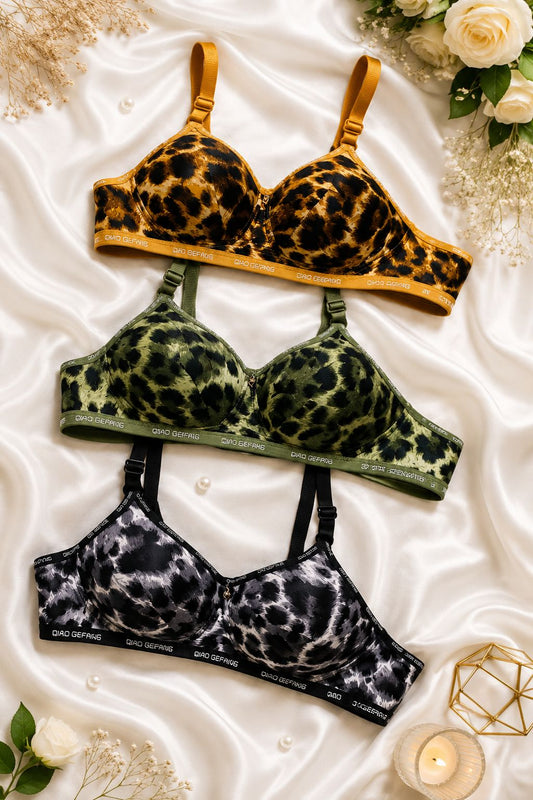 Women's Animal Print T-Shirt Bra