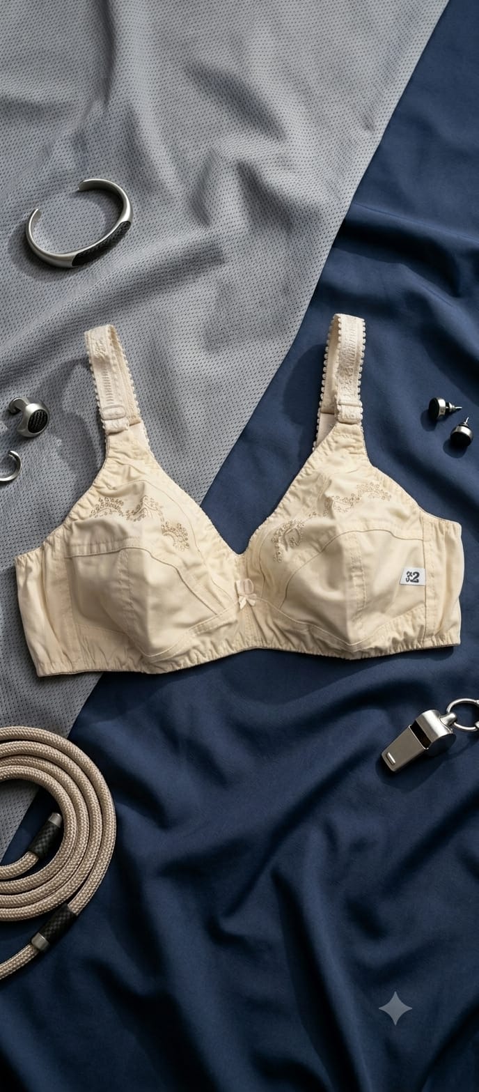 Women's Soft Cotton Blend T-Shirt Bra